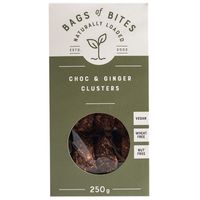 Bags of Bites Choc & Ginger Clusters